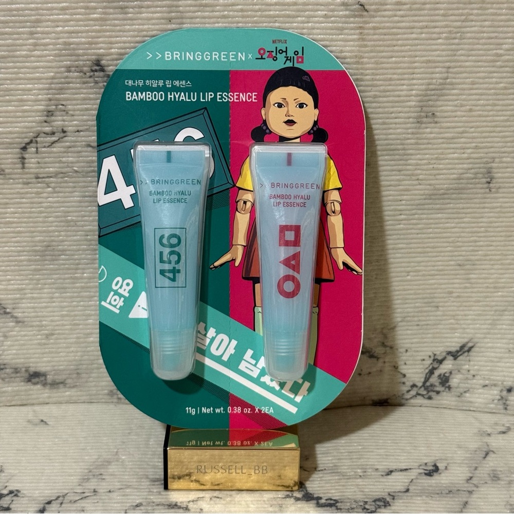 BRINGGREEN Bamboo Hyalu Lip Essence Double Set - Picture 4 of 14